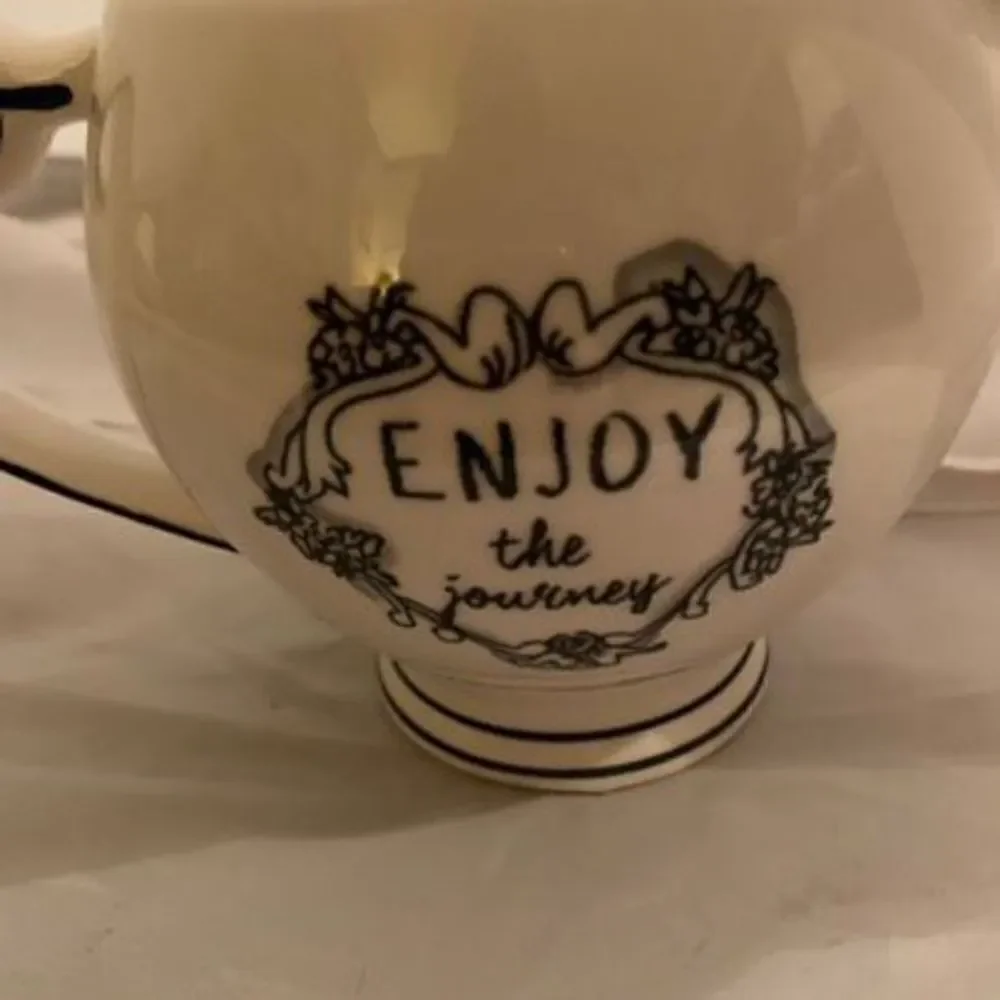 Katie & Mandy Enjoy The Journey Creamer Cream Pitcher